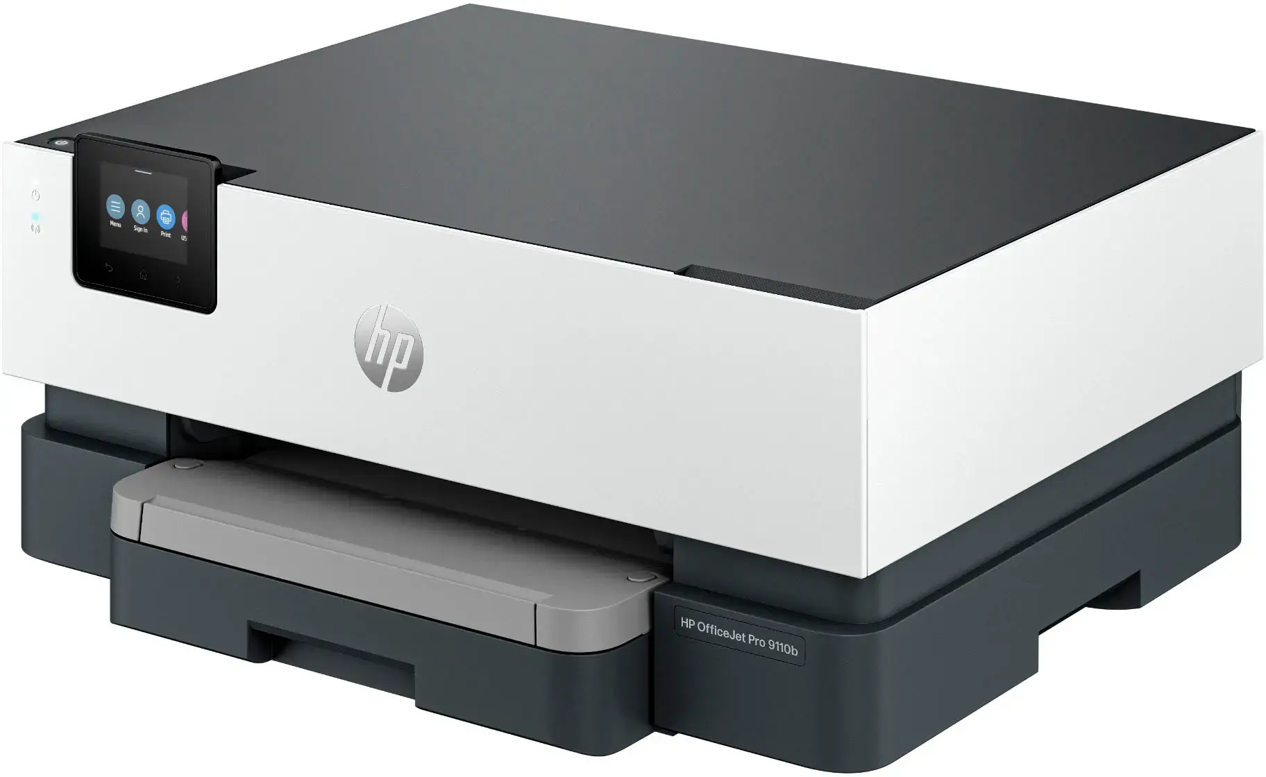 HP - Office Jet Pro 9110b Wireless Inkjet Printer - White-White