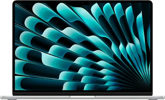 Apple - MacBook Air 15-inch Laptop - M3 chip Built for Apple Intelligence - 8GB Memory - 512GB SSD - Silver