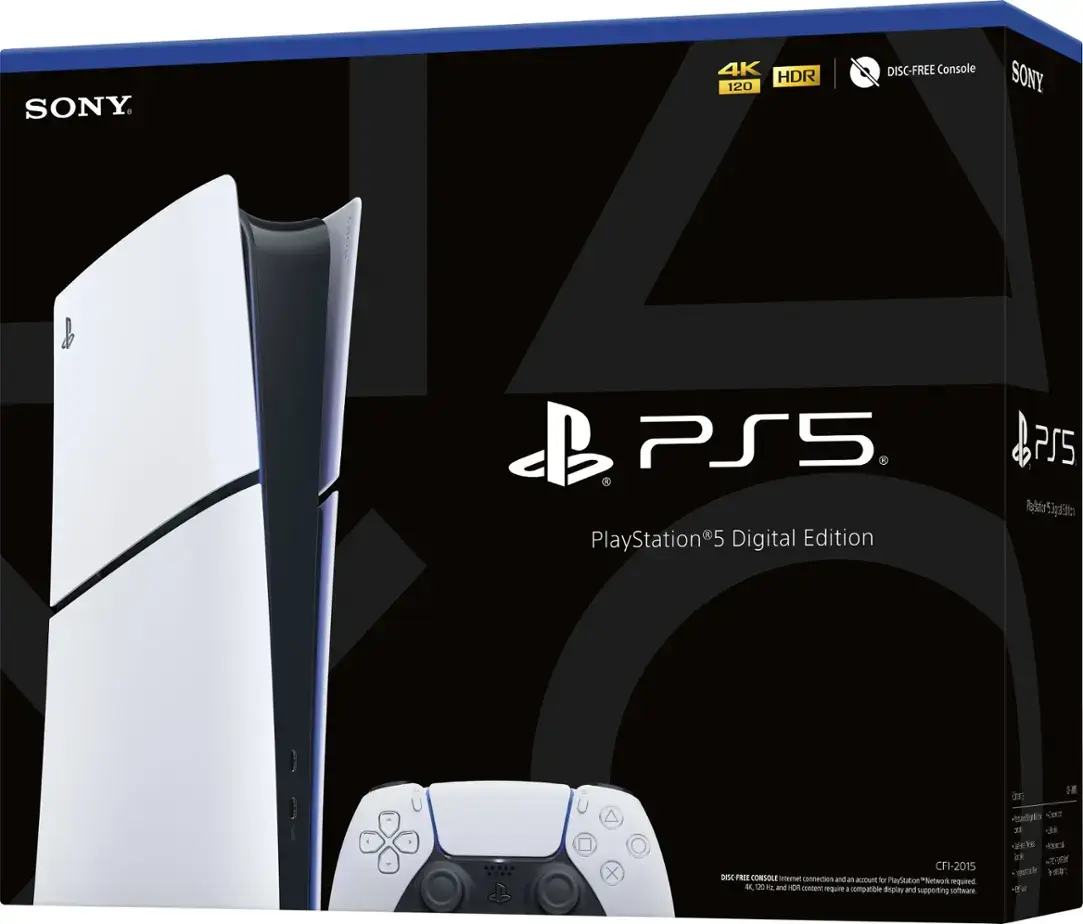 Sony - PlayStation 5 Slim Console Digital Edition - White-White