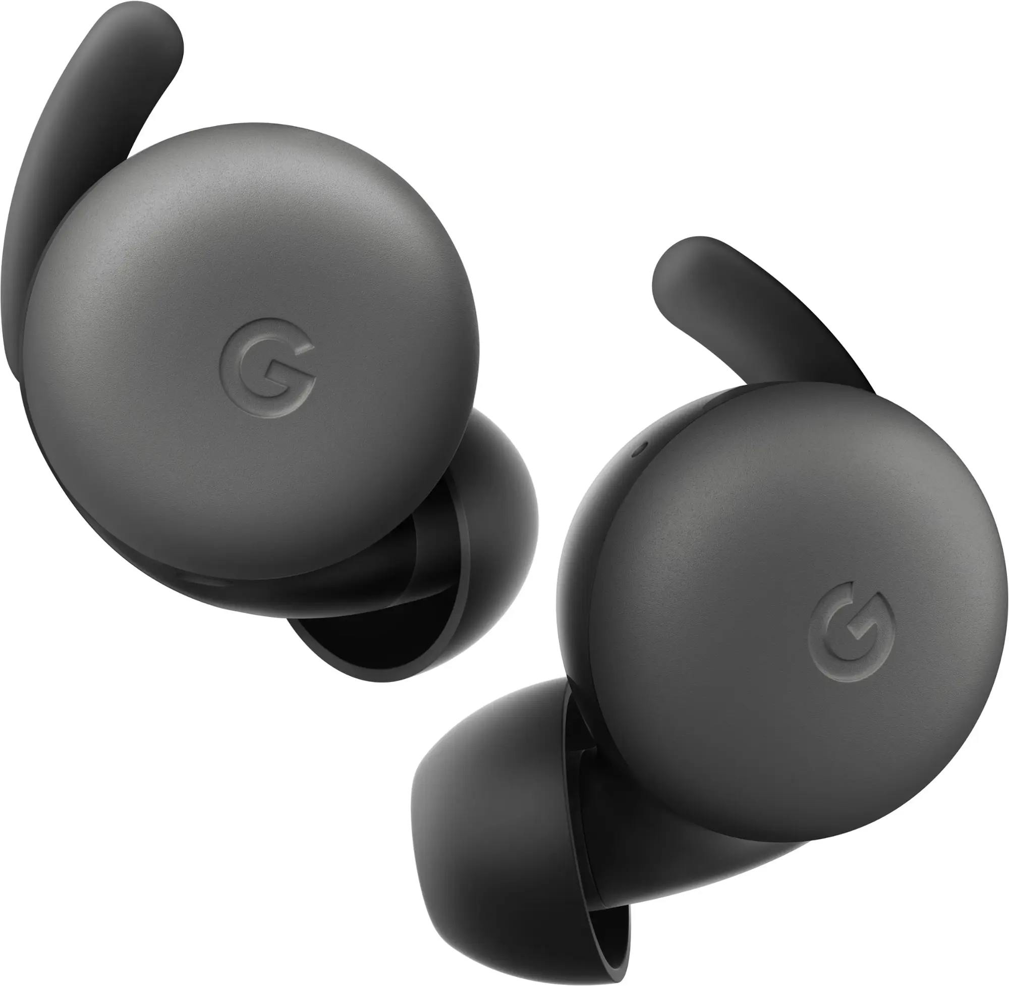 Google - Geek Squad Certified Refurbished Pixel Buds A-Series True Wireless In-Ear Headphones - Charcoal-Charcoal