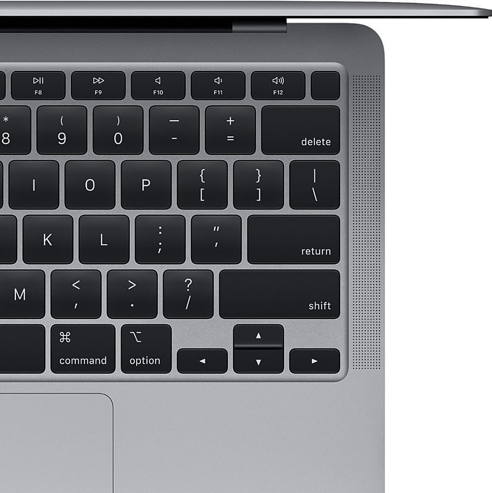 Apple - MacBook Air 13.3" Pre-Owned 128GB / 8GB RAM M1 Processor with Touch ID (2020) - Space Gray-13.3 inches-Apple M1-8 GB Memory-128 GB-Space Gray