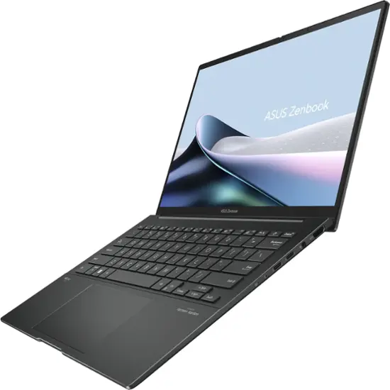 ASUS - Zenbook 14 OLED 14” WUXGA Touch Laptop, Intel Core Ultra 7 - Intel Evo Edition - 16GB Memory - 1TB SSD - Jasper Gray-12.9 inches-Intel Core Ultra 7 Series 1-16 GB Memory-1 TB-Jasper Gray