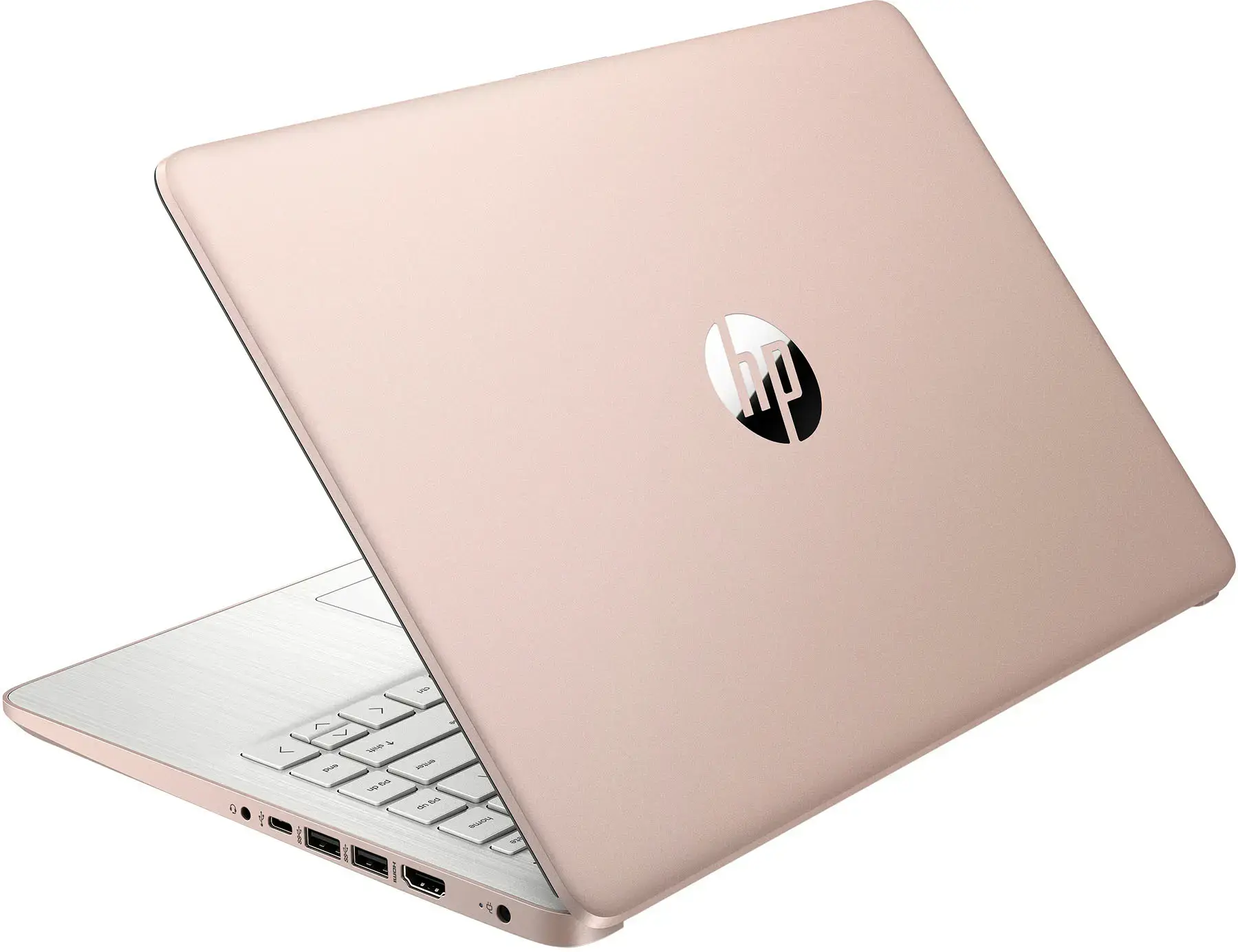 HP - 14" Laptop - Intel Celeron - 4GB Memory - 128GB eMMC - Rose Gold