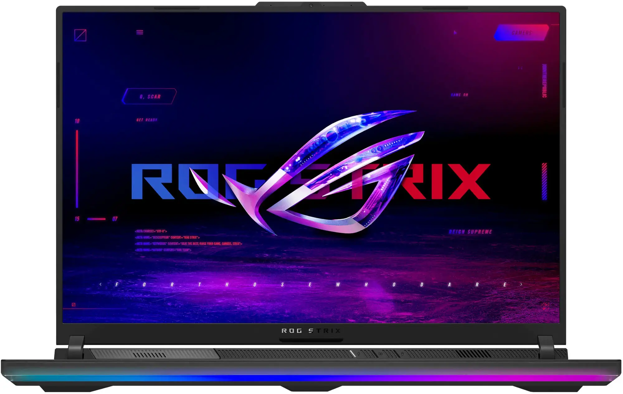 ASUS - ROG Strix 18" QHD 240Hz Gaming Laptop - Intel 14th Gen Core i9 with 32 GB Memory - NVIDIA GeForce RTX 4080 - 2TB SSD - Eclipse Gray