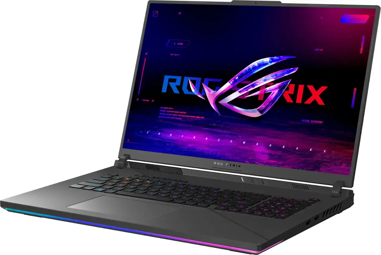 ASUS - ROG Strix 18" QHD 240Hz Gaming Laptop - Intel 14th Gen Core i9 with 32 GB Memory - NVIDIA GeForce RTX 4080 - 2TB SSD - Eclipse Gray