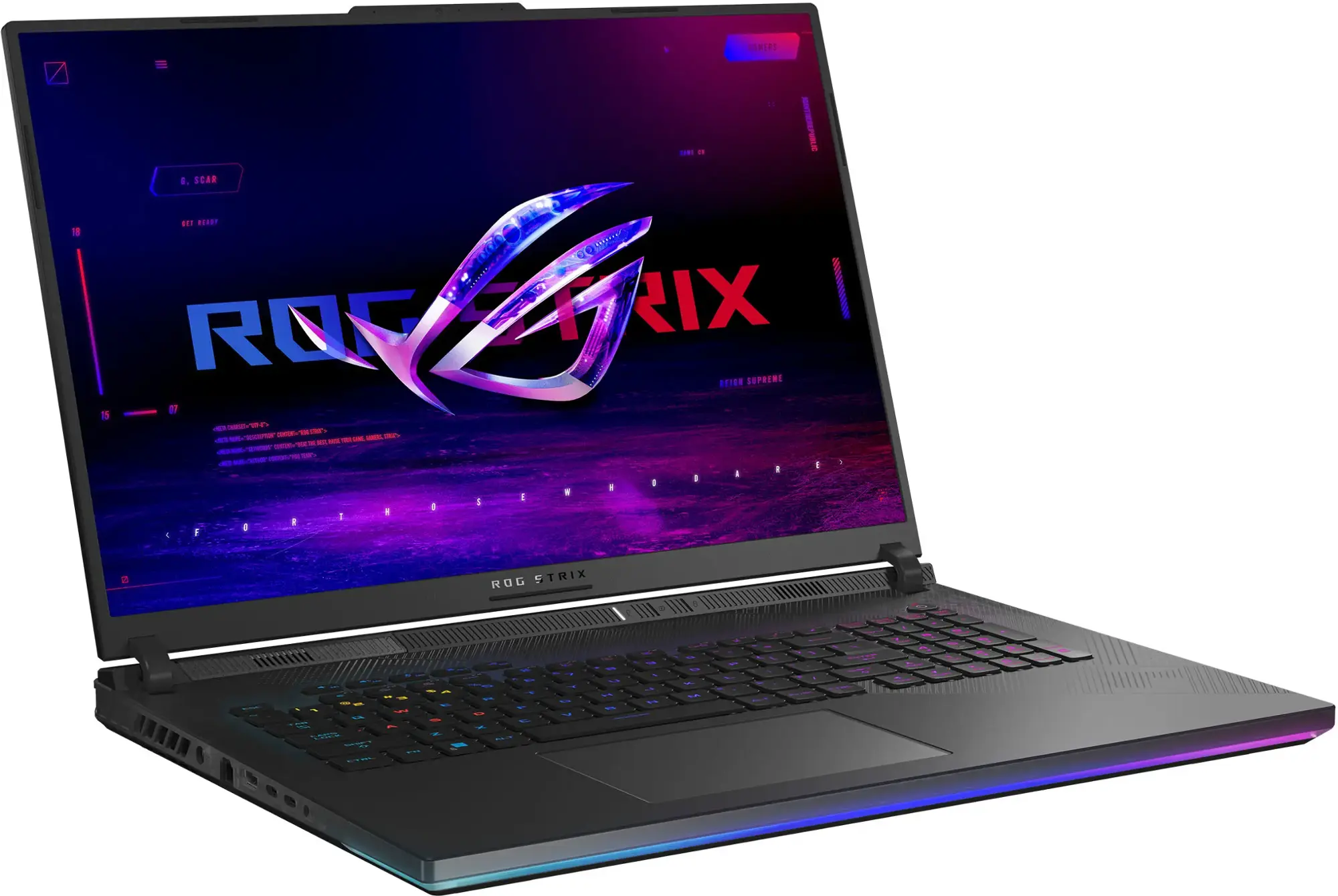 ASUS - ROG Strix 18" QHD 240Hz Gaming Laptop - Intel 14th Gen Core i9 with 32 GB Memory - NVIDIA GeForce RTX 4080 - 2TB SSD - Eclipse Gray