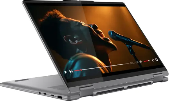 Lenovo - Yoga 7 2-in-1 14" 2K Touchscreen Laptop - AMD Ryzen 7 8840HS with 16GB Memory - 1 TB SSD - Artic Grey-14 inches-16 GB Memory-1 TB-Artic Grey