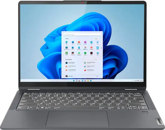 Lenovo - Flex 5i 14" FHD Touchscreen 2-in-1 Laptop - Intel Core i5-1235U with 8 GB Memory - Intel Iris Xe Graphics - 512GB SSD - Storm Grey-14 inches-Intel 12th Generation Core i5-8 GB Memory-512 GB-Storm Grey