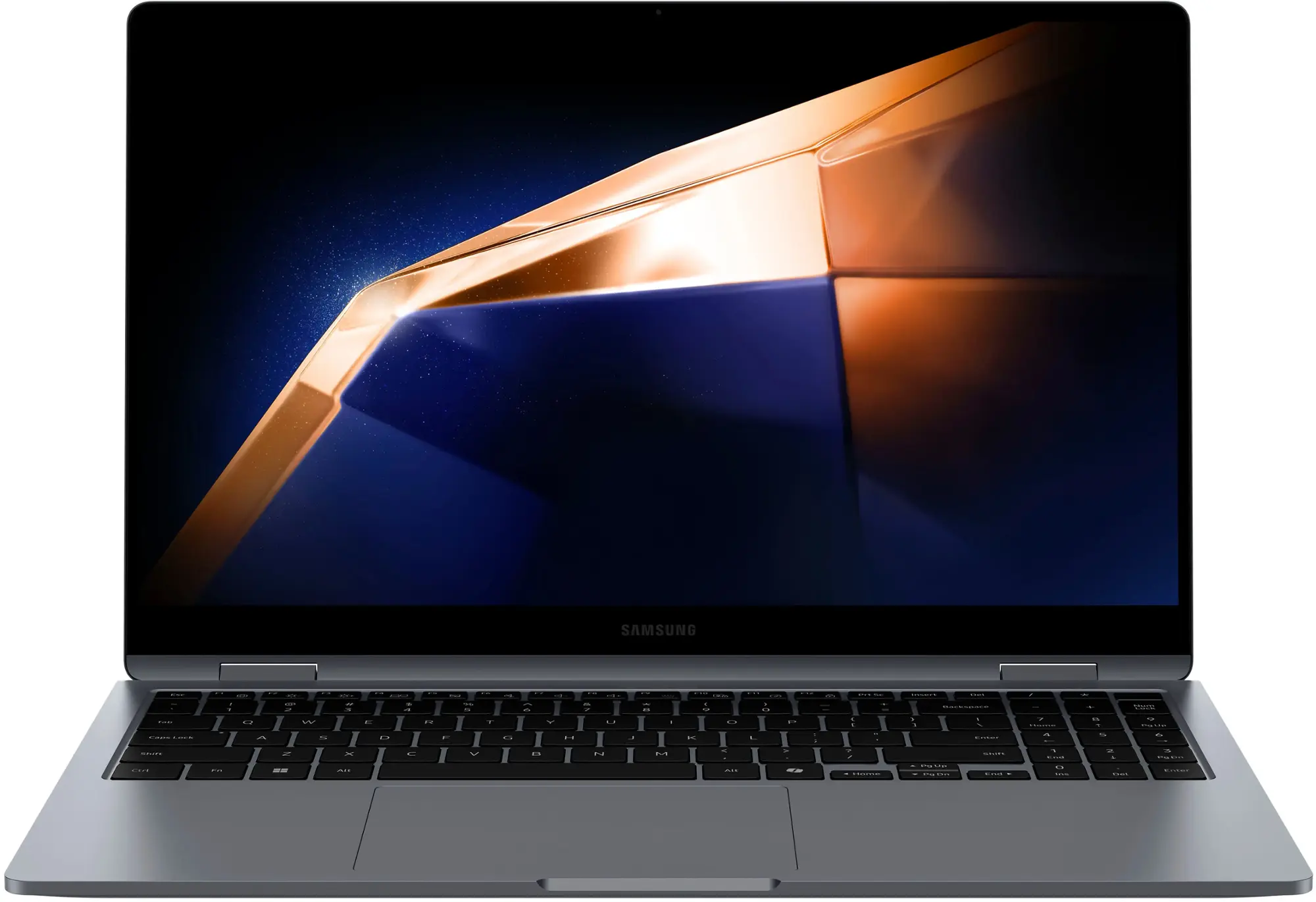 Samsung - Galaxy Book4 360 2-in-1 15.6" FHD AMOLED Touch Screen Laptop - Intel Core 7 - 16GB Memory -512GB SSD - Gray