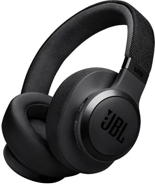 JBL - Live 770NC Wireless Over-Ear Headphones with True Adaptive Noise Cancelling - Black