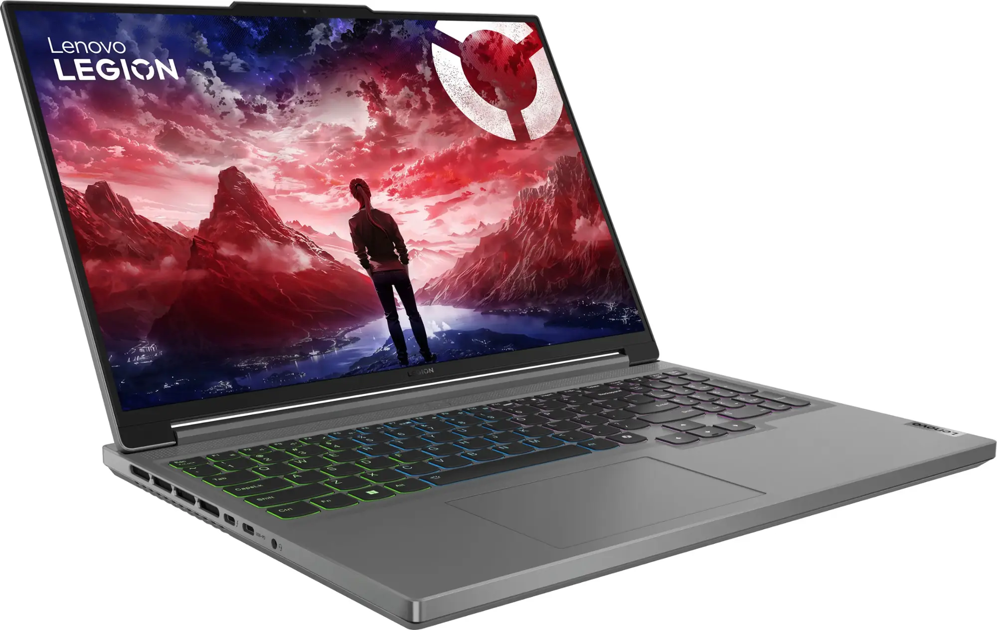 Lenovo - Legion Slim 5 16" Gaming Laptop WQXGA - AMD Ryzen 7 7735HS with 16GB Memory - NVIDIA GeForce RTX 4070 8GB - 1TB SSD - Luna Grey