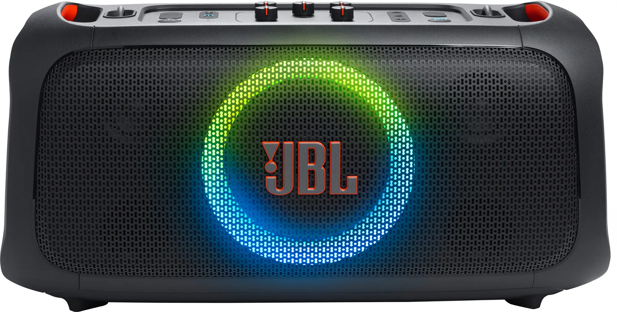 JBL - PartyBox On-The-Go Essential Portable Wireless Party Speaker with Wireless Microphone - Black