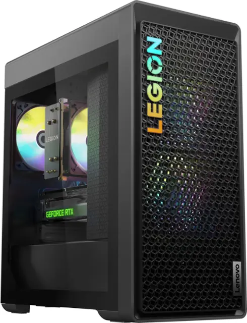 Lenovo - Legion Tower 5i Gaming Desktop - Intel Core i7 14700F - 32GB Memory - NVIDIA GeForce RTX 4070 SUPER - 1TB SSD - Storm Grey-32 GB Memory-1 TB-Storm Grey