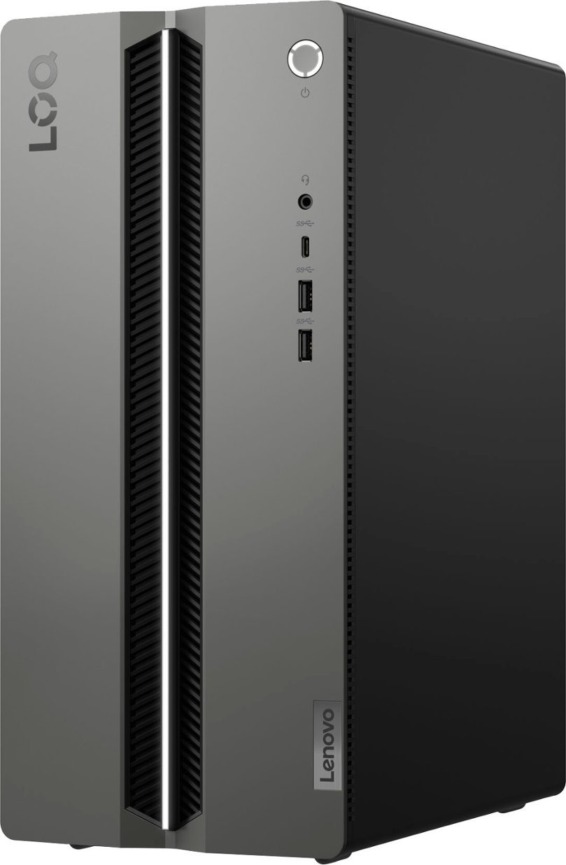 Lenovo - LOQ Tower Gaming Desktop - Intel i5 14400F - 16GB Memory - NVIDIA GeForce RTX 3050 - 512GB SDD - Luna Gray-16 GB Memory-512 GB-Luna Gray