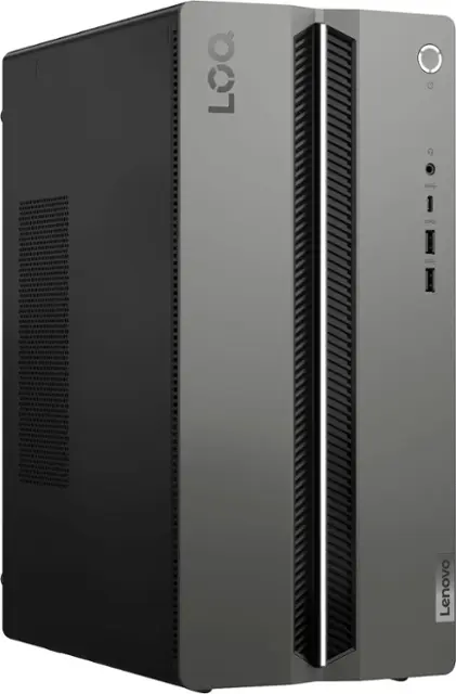 Lenovo - LOQ Tower Gaming Desktop - Intel i5 14400F - 16GB Memory - NVIDIA GeForce RTX 3050 - 512GB SDD - Luna Gray-16 GB Memory-512 GB-Luna Gray