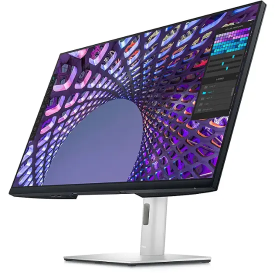 Dell - 31.5" IPS LCD 4K UHD 60Hz Monitor (USB, HDMI) - Black, Silver-Black