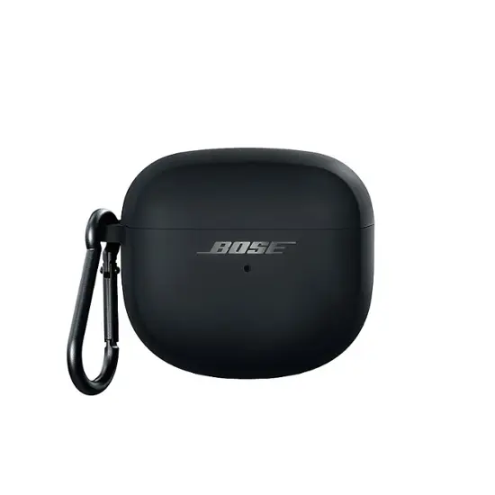 Bose - Wireless Charging Case Cover for Ultra Open Earbuds - Black-Black