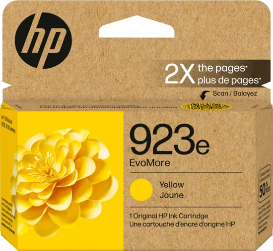 HP - 923e Evo More Ink Cartridge - Yellow-Yellow