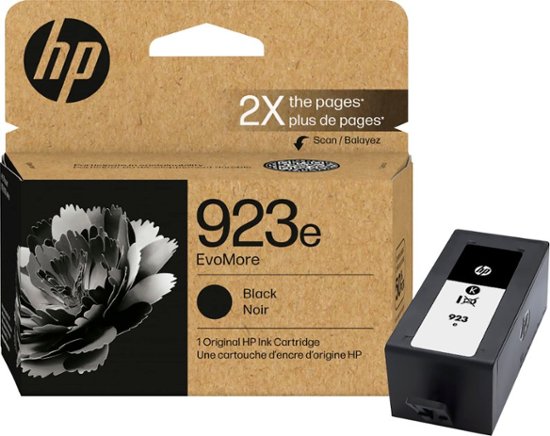 HP - 923e Evo More Ink Cartridge - Black