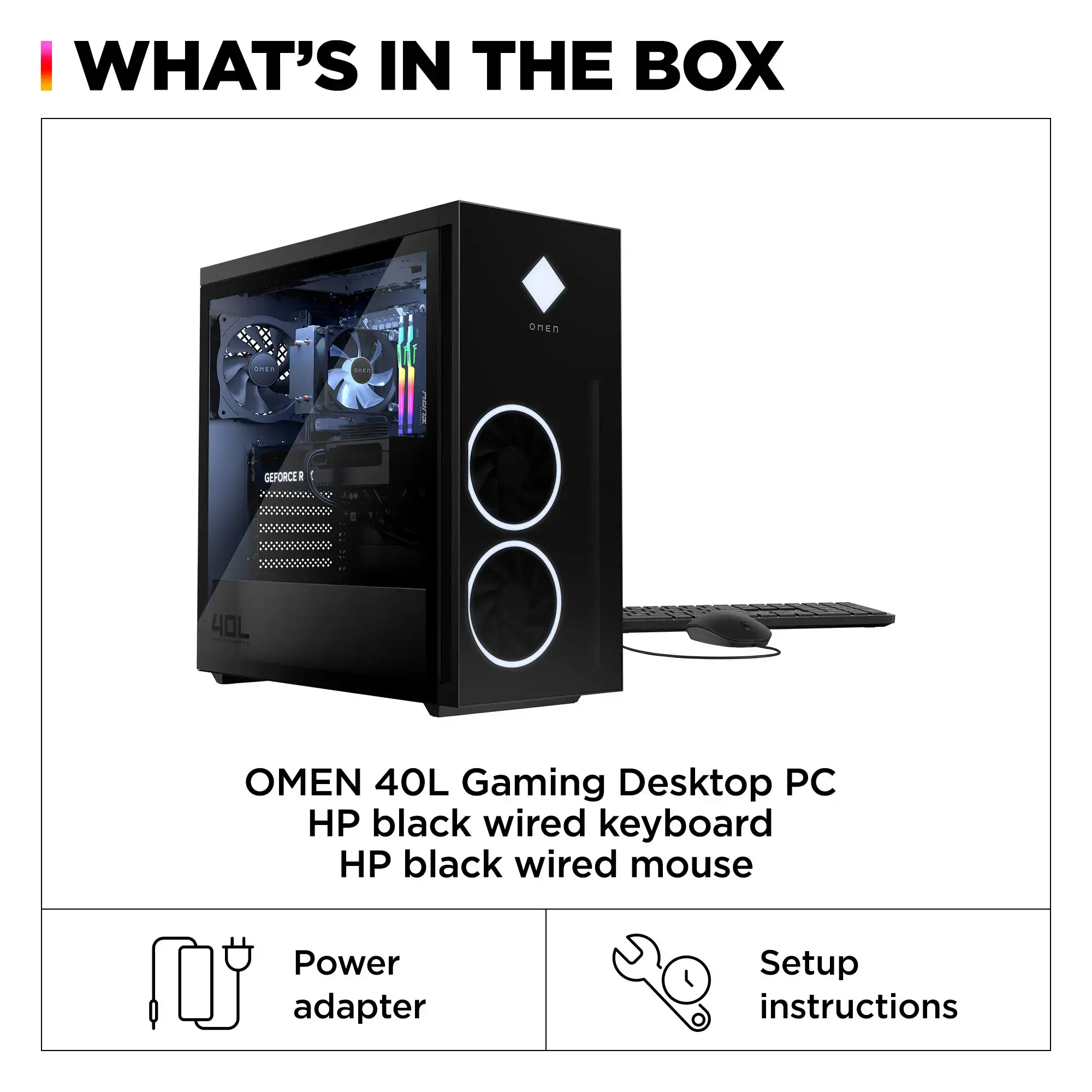 HP OMEN - 40L Gaming Desktop - AMD Ryzen 7 7700 - 32GB DDR5 Memory - NVIDIA GeForce RTX 4070 Super - 1TB SSD - Black-AMD Ryzen 7 7000 Series-32 GB Memory-1 TB-Black