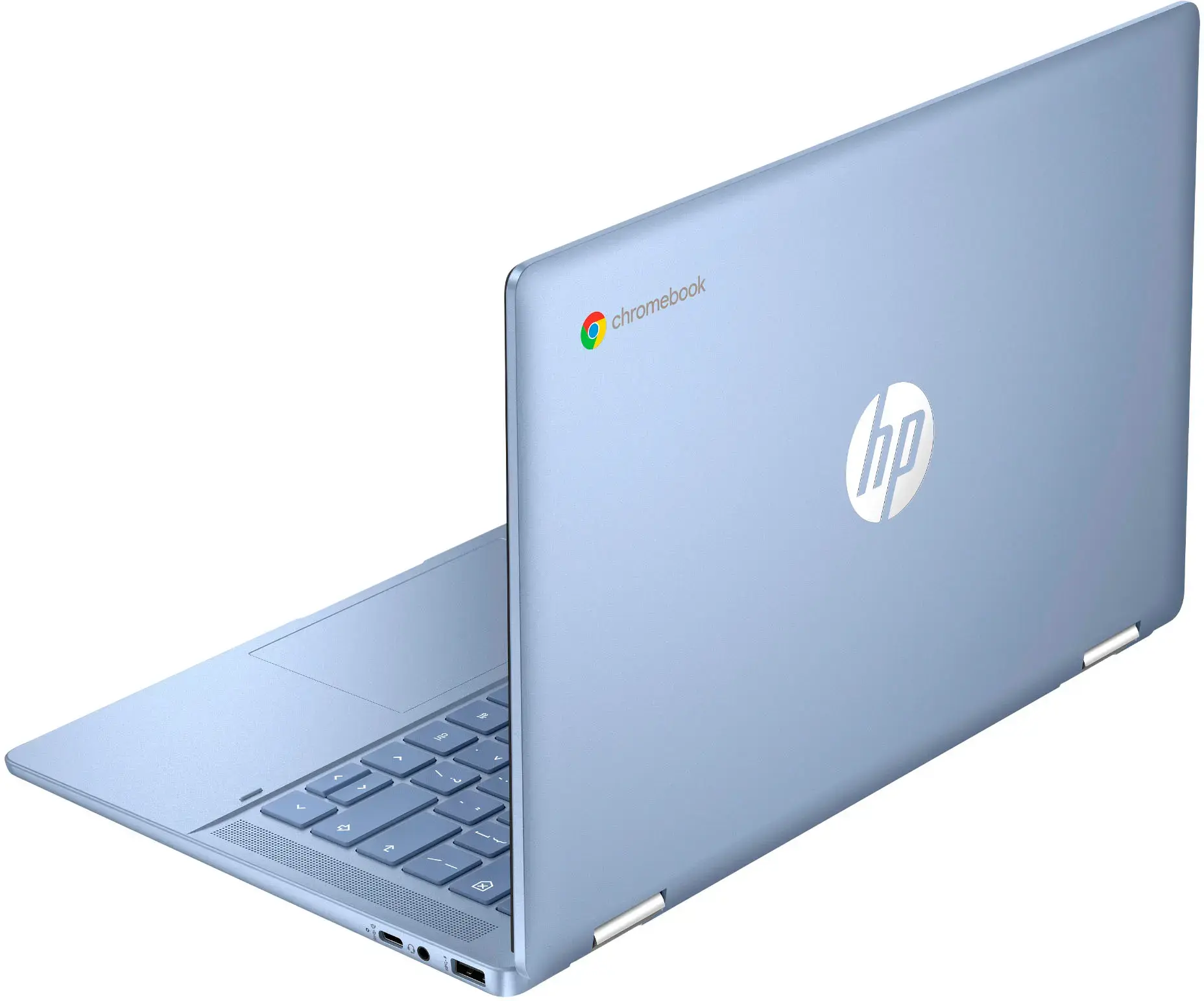 HP - 2-in-1 14" Touch-Screen Chromebook Laptop - Intel Processor N100 - 4GB Memory - 64GB eMMC - Sky Blue-14 inches-Intel Processor N100-4 GB Memory-64 GB-Sky Blue