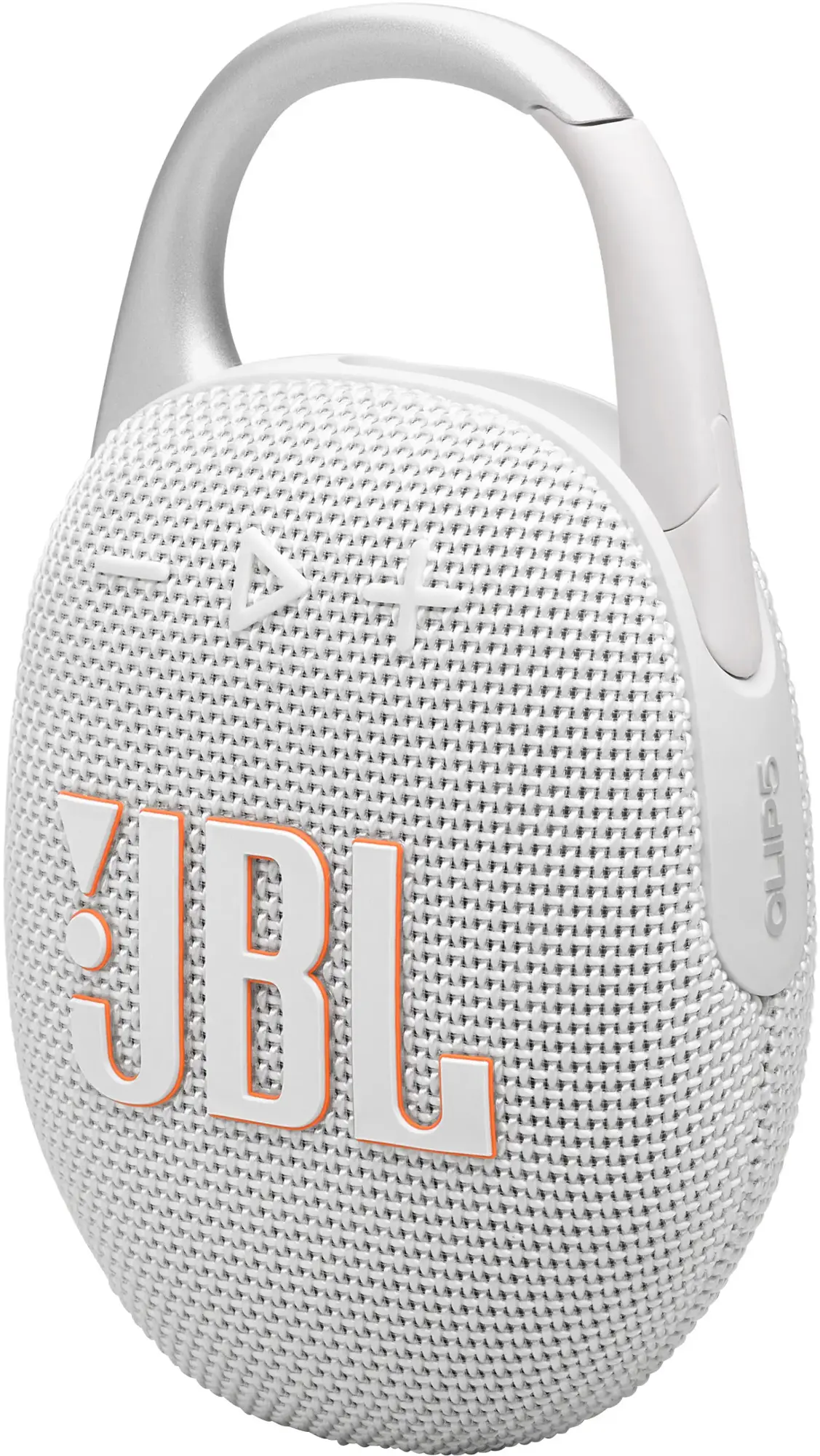 JBL - Clip 5 Portable Bluetooth Speaker - White