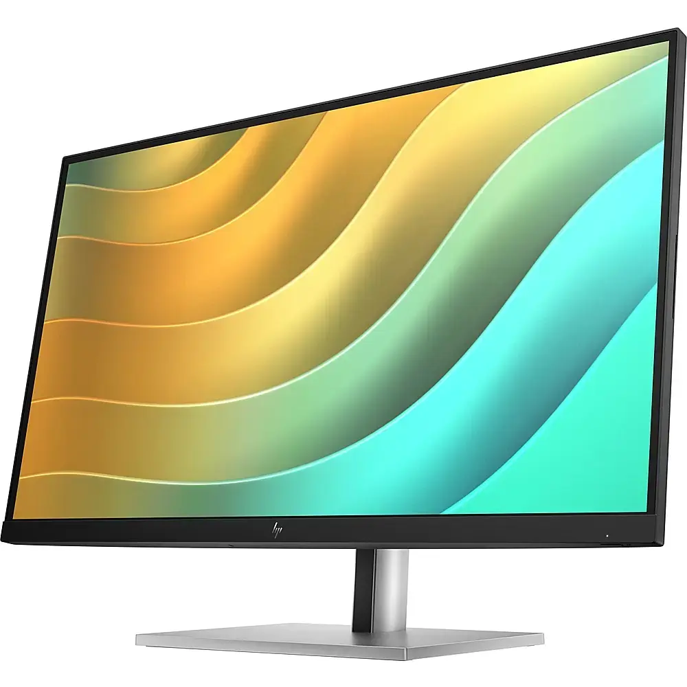 HP - 27" IPS LCD 75Hz Monitor (USB, HDMI) - Black, Silver, Multicolor-27 inches-Black