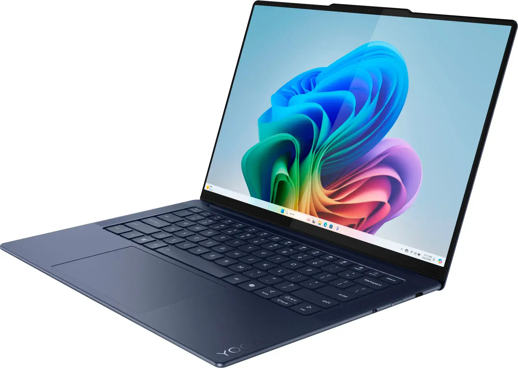 Lenovo - Yoga Slim 7x - Copilot+ PC - 14.5" 3K OLED Touch-Screen Laptop - Snapdragon X Elite - 16GB Memory - 512GB SSD - Cosmic Blue-14.5 inches-Qualcomm Snapdragon X Elite-16 GB Memory-512 GB-Cosmic Blue