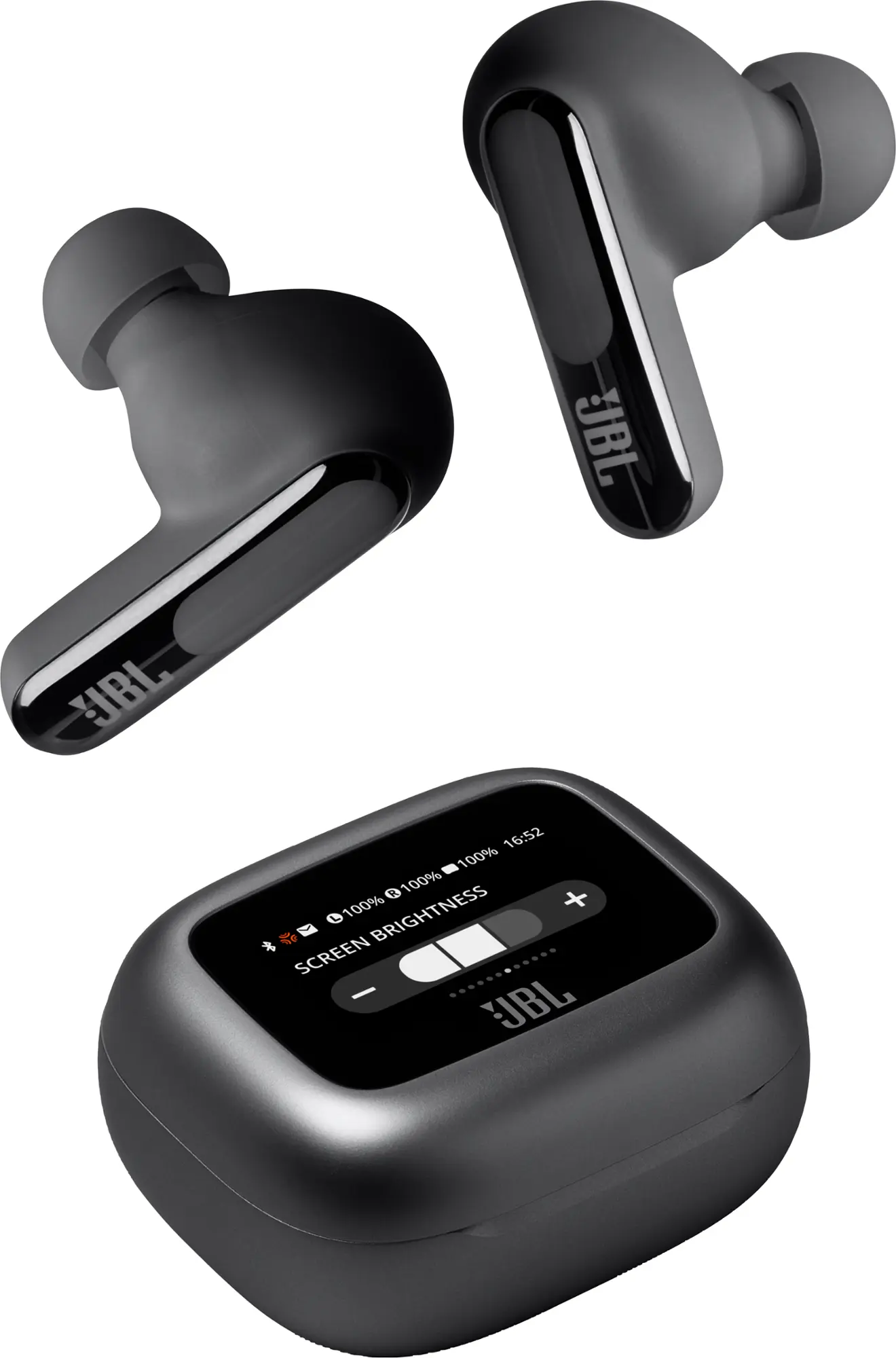 JBL - Live Beam 3 True Wireless Noise Cancelling Earbuds - Black