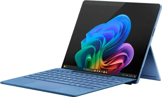 Microsoft - Surface Pro - Copilot+ PC - 13” - Snapdragon X Plus - 16GB Memory - 512GB SSD - Device Only (11th Edition) - Sapphire-Qualcomm Snapdragon X Elite-16 GB Memory-512 GB-Sapphire