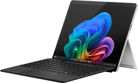 Microsoft - Surface Pro - Copilot+ PC - 13” - Snapdragon X Plus - 16GB Memory - 512GB SSD - Device Only (11th Edition) - Platinum-Qualcomm Snapdragon X Elite-16 GB Memory-512 GB-Platinum