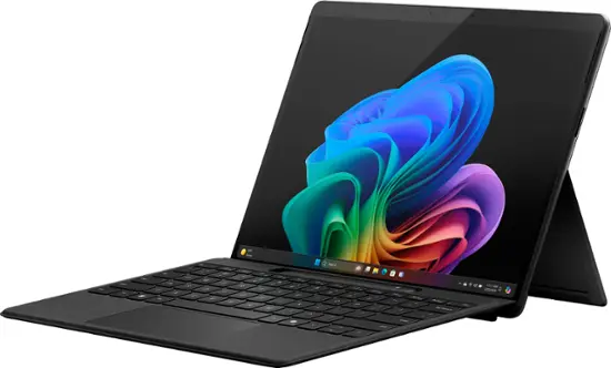 Microsoft - Surface Pro - Copilot+ PC - 13” - Snapdragon X Plus - 16GB Memory - 512GB SSD - Device Only (11th Edition) - Black-Qualcomm Snapdragon X Elite-16 GB Memory-512 GB-Black