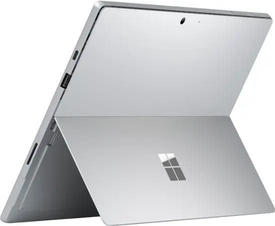 Microsoft - Refurbished Surface Pro 7 - 12.3" Touch Screen - Intel Core i5 - 8GB Memory - 256GB SSD with Black Type Cover - Platinum-Intel 10th Generation Core i5-8 GB Memory-256 GB-Platinum