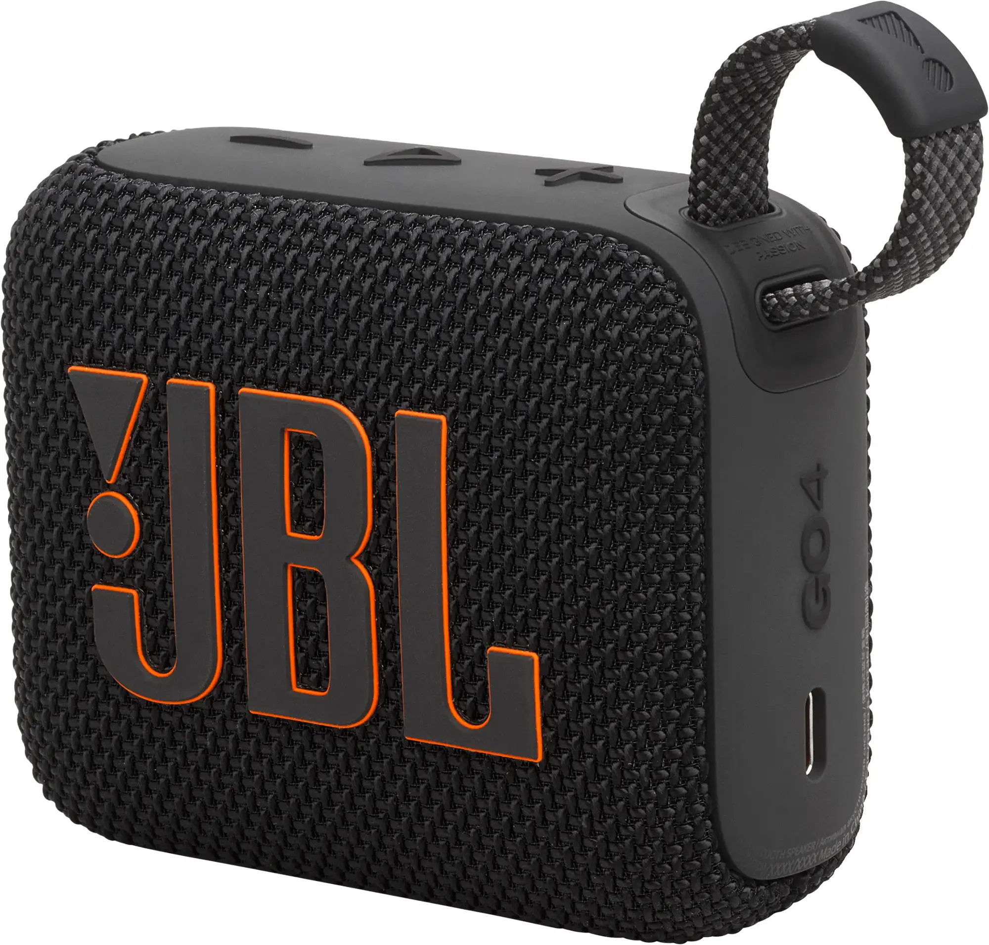 JBL - Go 4 Portable Bluetooth Speaker - Black