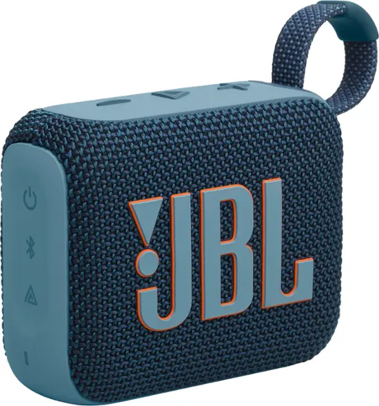 JBL - Go 4 Portable Bluetooth Speaker - Blue