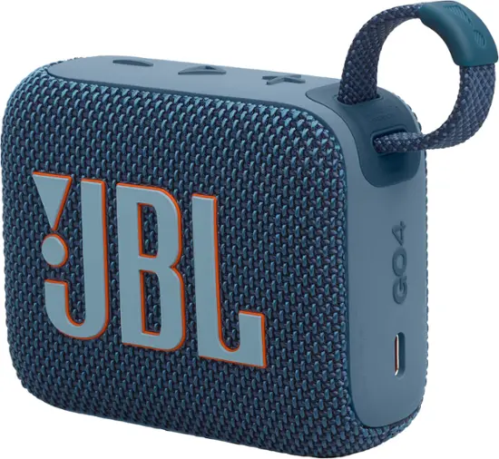 JBL - Go 4 Portable Bluetooth Speaker - Blue