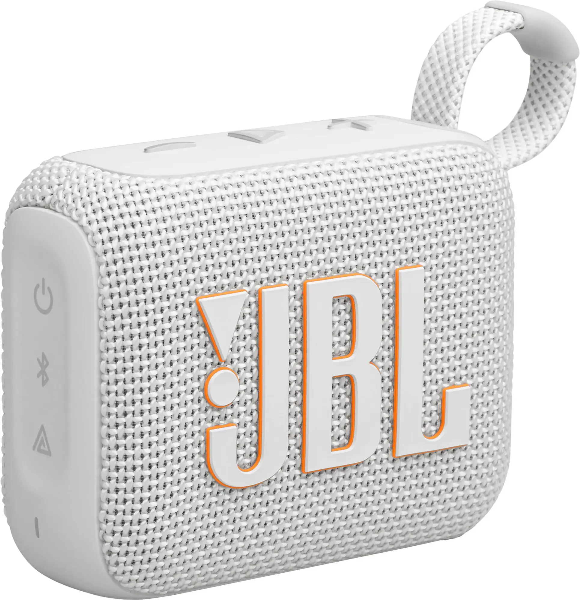 JBL - Go 4 Portable Bluetooth Speaker - White