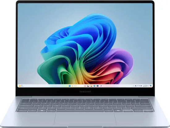 Samsung - Galaxy Book4 Edge - Copilot+ PC - 14" AMOLED Touch-Screen Laptop - Snapdragon X Elite 3.4Ghz- 16GB Memory- 512GB Storage - Sapphire Blue-14 inches-Qualcomm Snapdragon X Elite-16 GB Memory-512 GB-Sapphire Blue