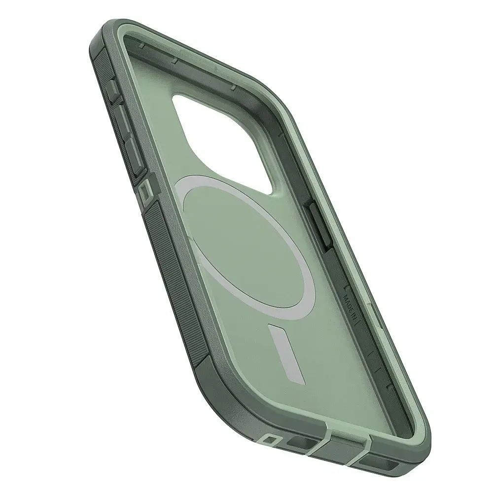 OtterBox - Defender Series Pro XT Hard Shell for MagSafe for Apple iPhone 15 Pro - Emerald Isle