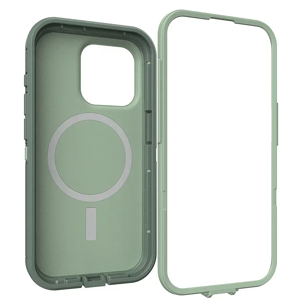 OtterBox - Defender Series Pro XT Hard Shell for MagSafe for Apple iPhone 15 Pro - Emerald Isle