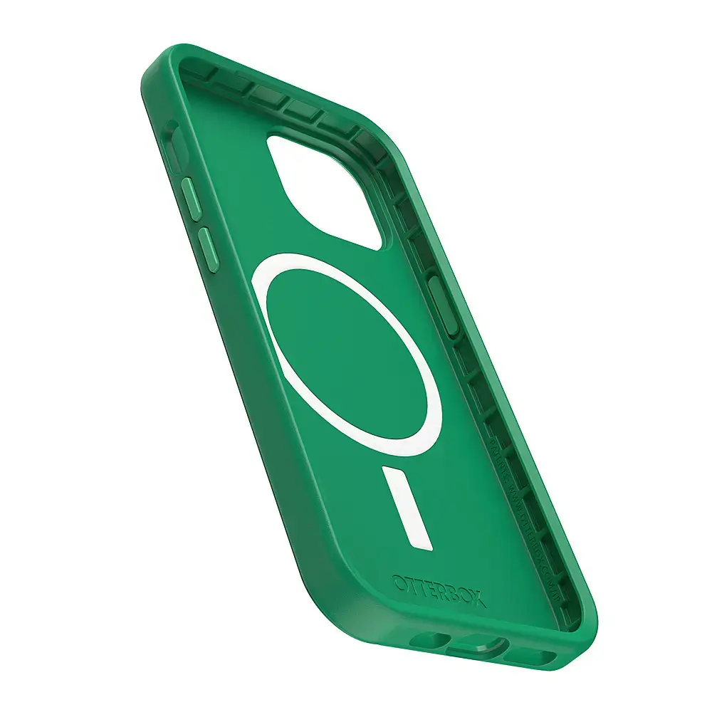 OtterBox - Symmetry Series Hard Shell for MagSafe for Apple iPhone 15, Apple iPhone 14, and Apple iPhone 13 - Green Juice