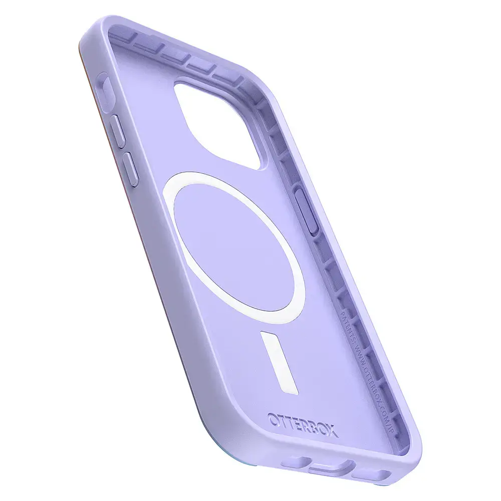 OtterBox - Symmetry Series Hard Shell for MagSafe for Apple iPhone 15, Apple iPhone 14, and Apple iPhone 13 - Soft Sunset