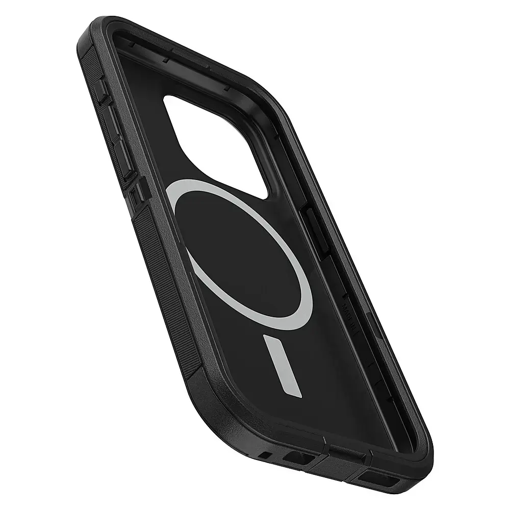 OtterBox - Defender Series Pro XT Hard Shell for MagSafe for Apple iPhone 15 Pro - Black