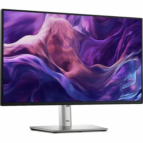 Dell - 23.8" IPS LED FHD 100Hz Monitor (USB, HDMI) - Black, Silver, Multicolor-23.8 inches-Black