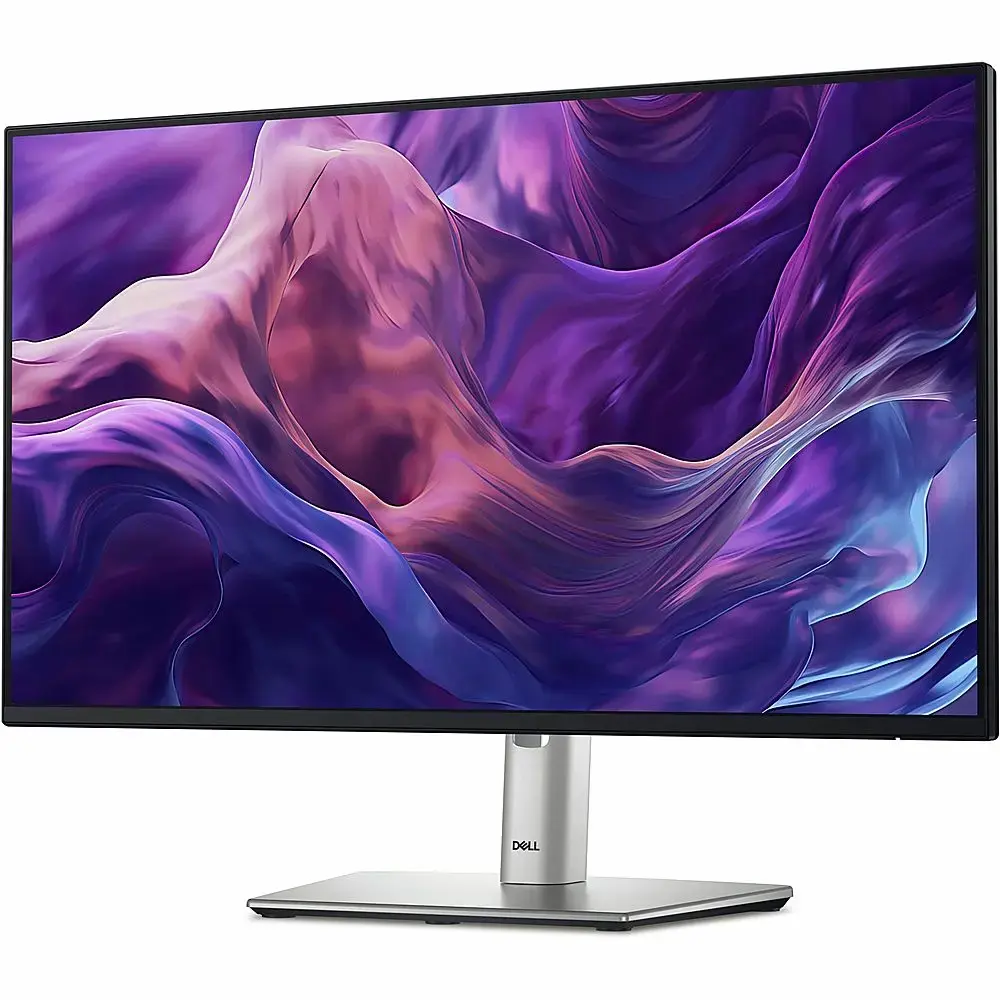 Dell - 23.8" IPS LED FHD 100Hz Monitor (USB, HDMI) - Black, Silver, Multicolor-23.8 inches-Black