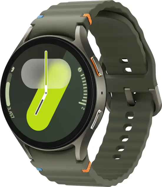 Samsung - Galaxy Watch7 Aluminum Smartwatch 44mm BT - Green-44 millimeters-Green