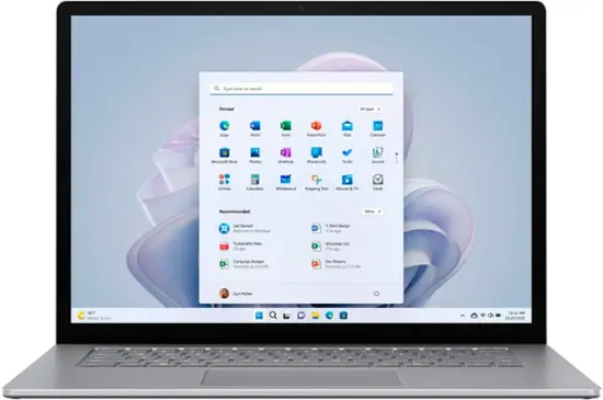Microsoft - Surface Laptop 5 - 15” Touch-Screen - Intel Evo Platform Core i7 with 8GB Memory - 512GB SSD - Platinum (Metal)-Intel 12th Generation Core i7 Evo Platform-8 GB Memory-512 GB-Platinum