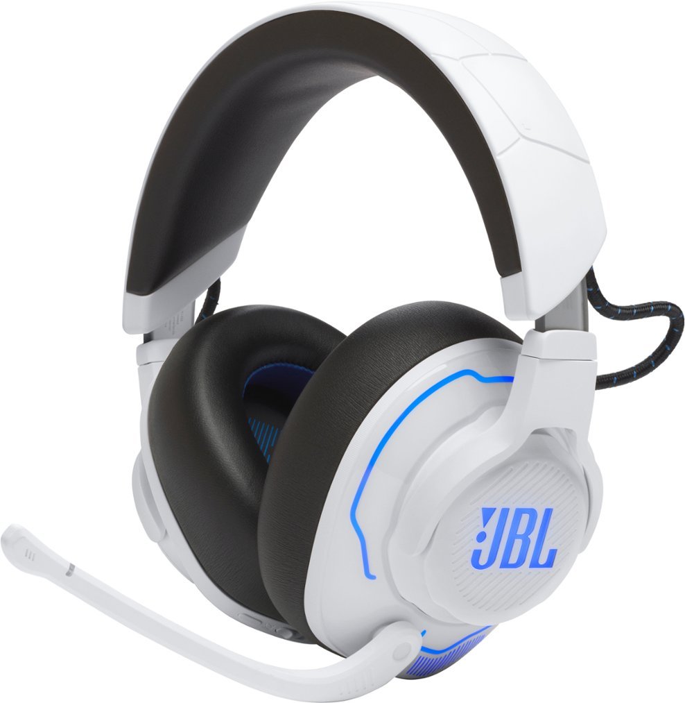 JBL - Quantum 910P Wireless Gaming Headset for PS5, PS4, PC, and Switch - White