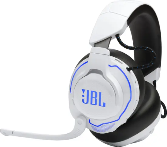 JBL - Quantum 910P Wireless Gaming Headset for PS5, PS4, PC, and Switch - White