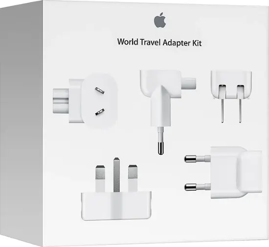 World Travel Adapter Kit for Select Apple Devices - White